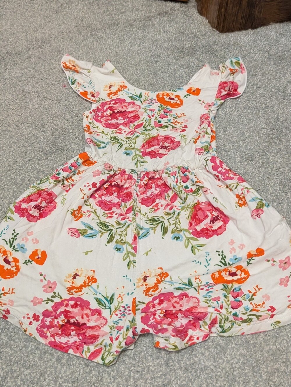 SweetHoney Floral Twirl Romper Dress | Size 5Y